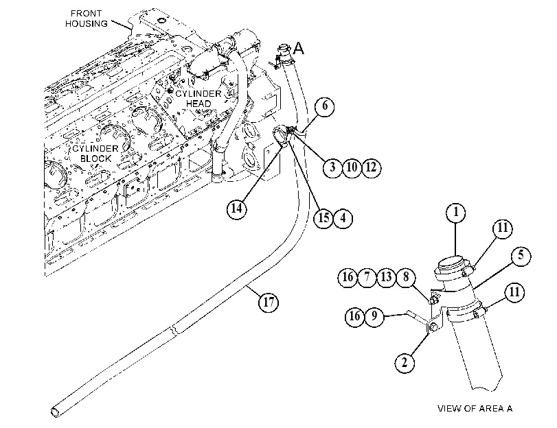 Система отвода газов 4416742 CAT