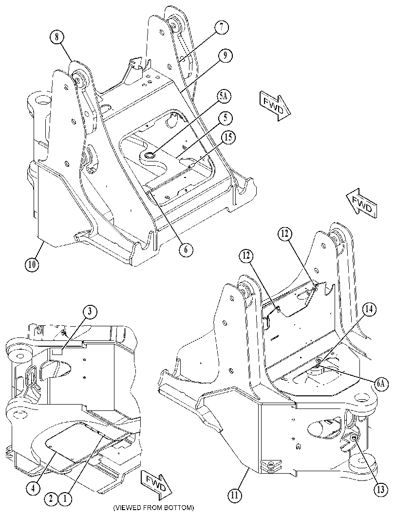 FRAME AS-FRONT 4721570 CAT