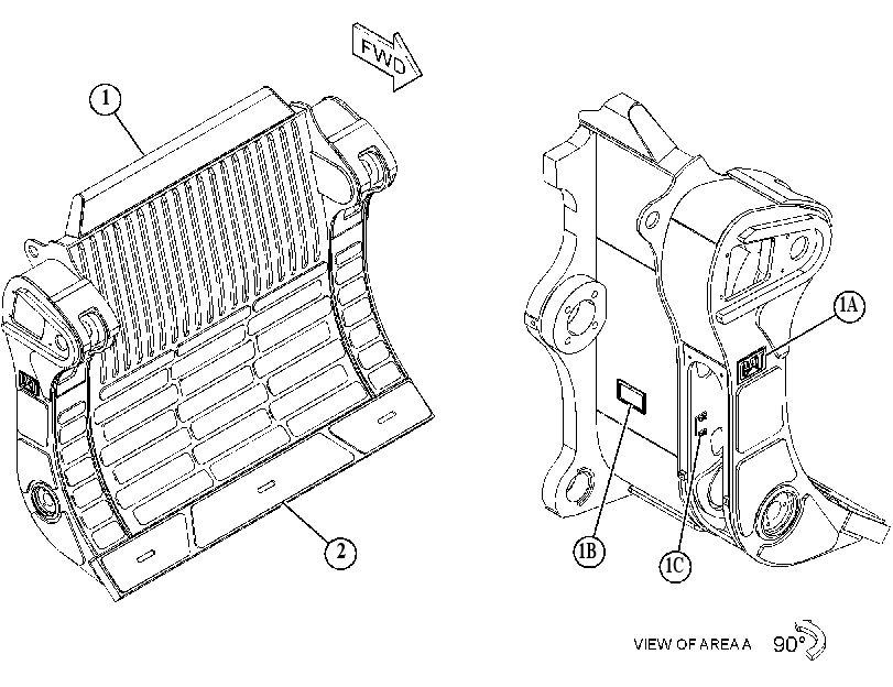 BULLDOZER AS-WEAR 4543887 CAT