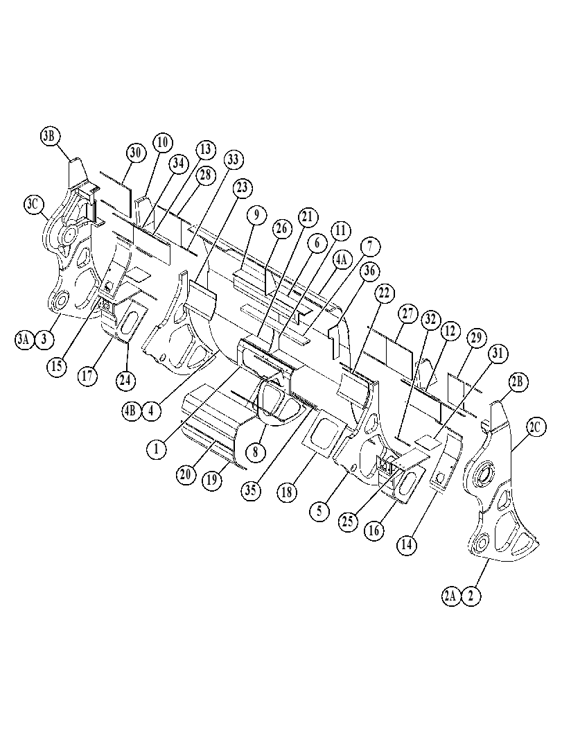 PLATE AS-CENTER 4622263 CAT