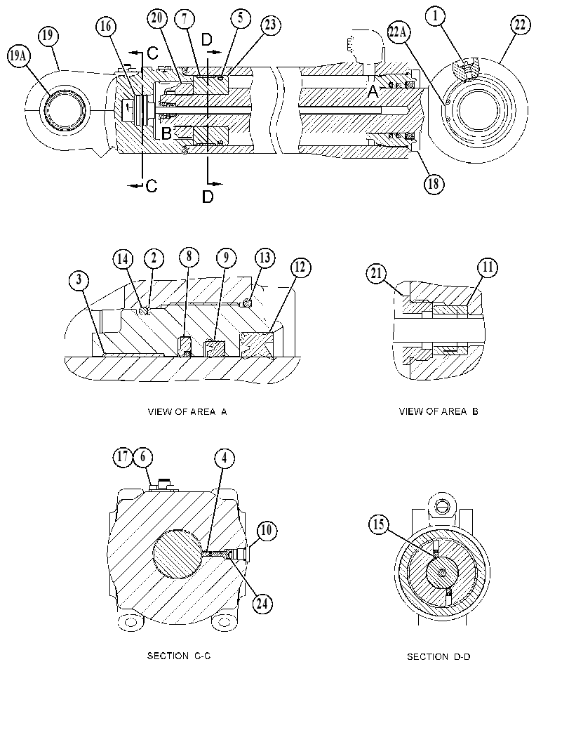 CYLINDER GP-ANGLING 4882702 CAT