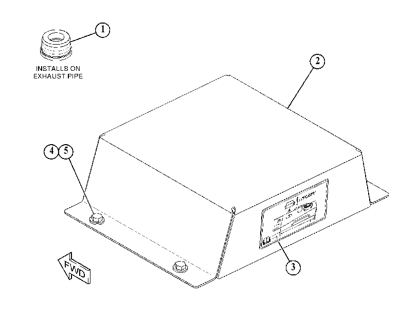 COVER GP-AIR CLEANER 4964931 CAT