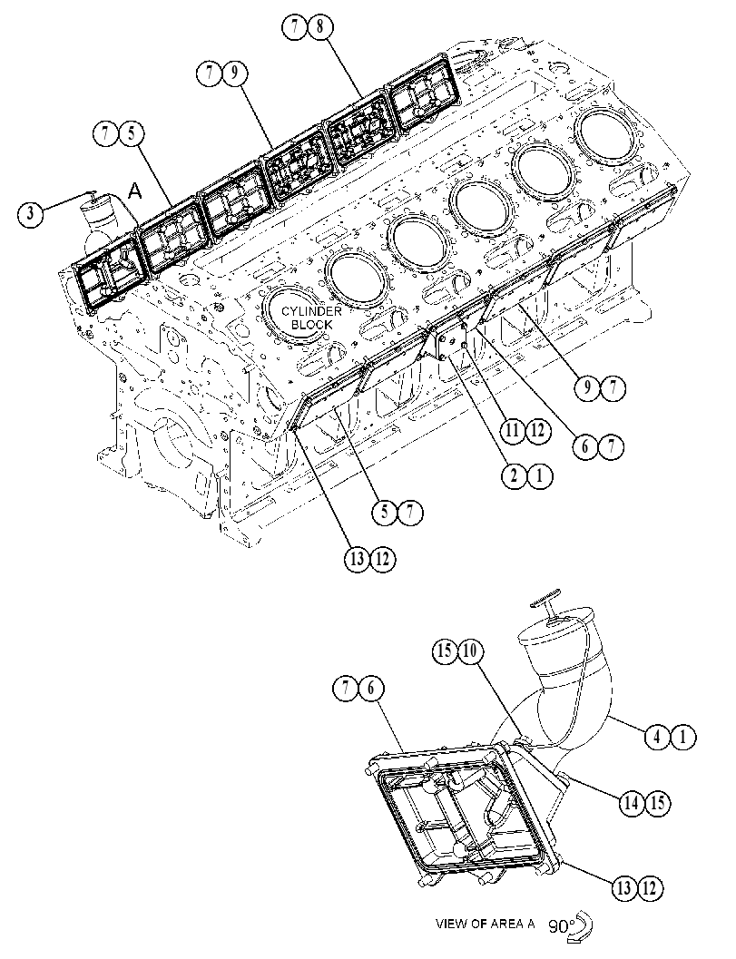 Крышка распредвала 4552671 CAT