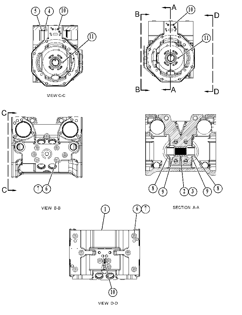 HOUSING GP-PUMP 4689805 CAT
