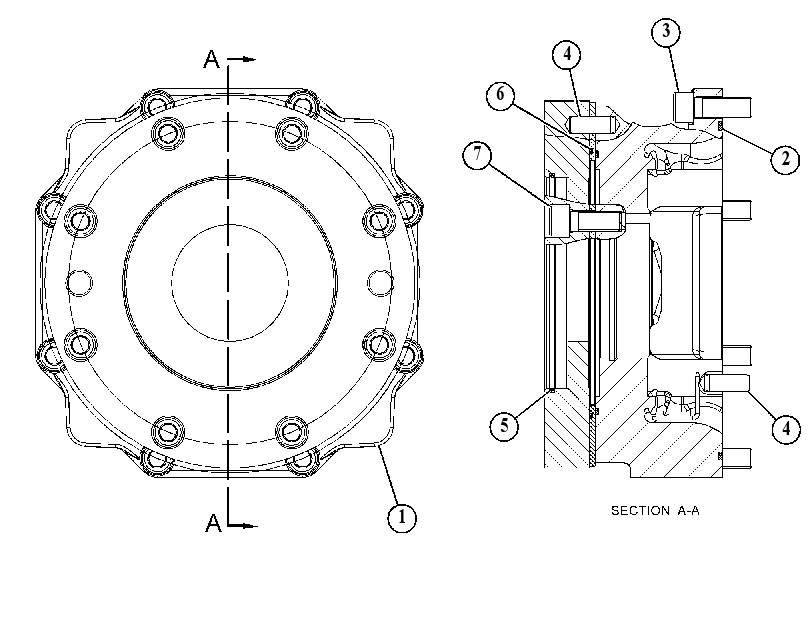 FLANGE GP 5031877 CAT