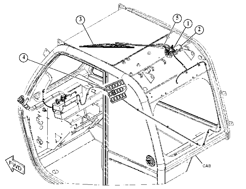 WIPER GP-UPPER 5031675 CAT