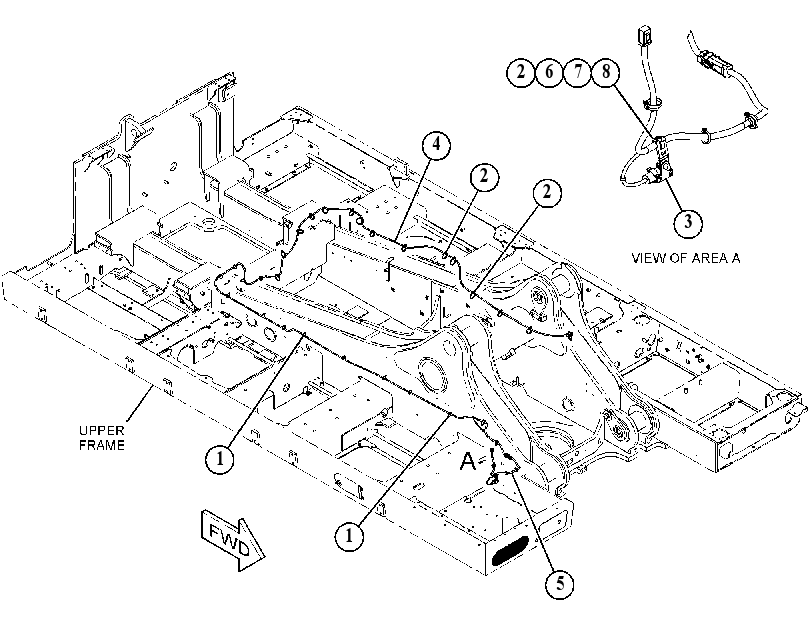 WIRING GP-REFUELING PUMP 5041836 CAT