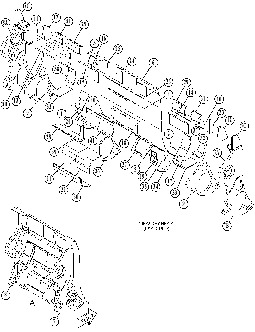 PLATE AS-CENTER 4622392 CAT