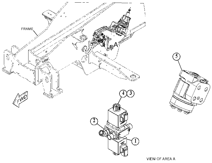 VALVE & MTG GP-STEERING 5012463 CAT
