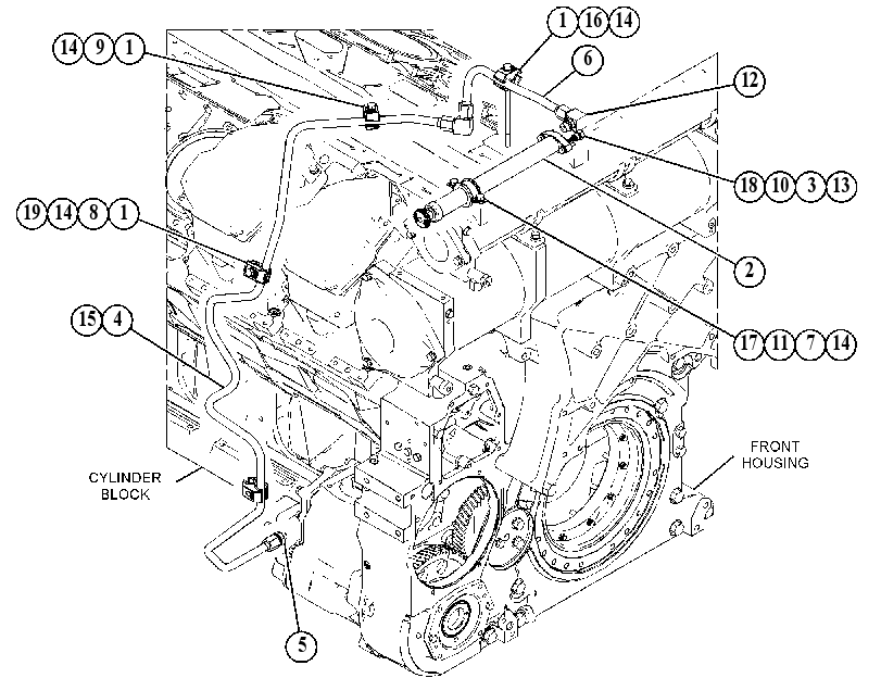 LINES GP-FUEL PRIMING 5118098 CAT