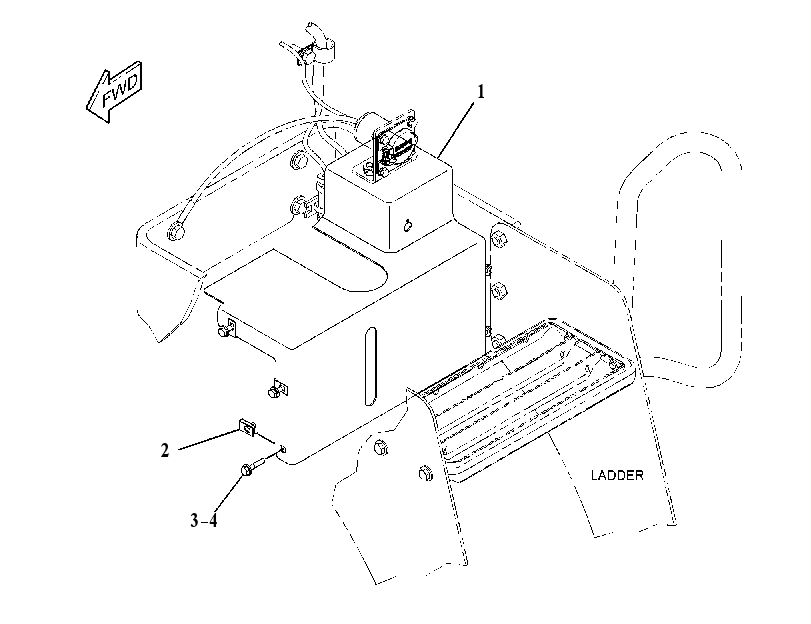 COVER GP-TANK 3498031 CAT