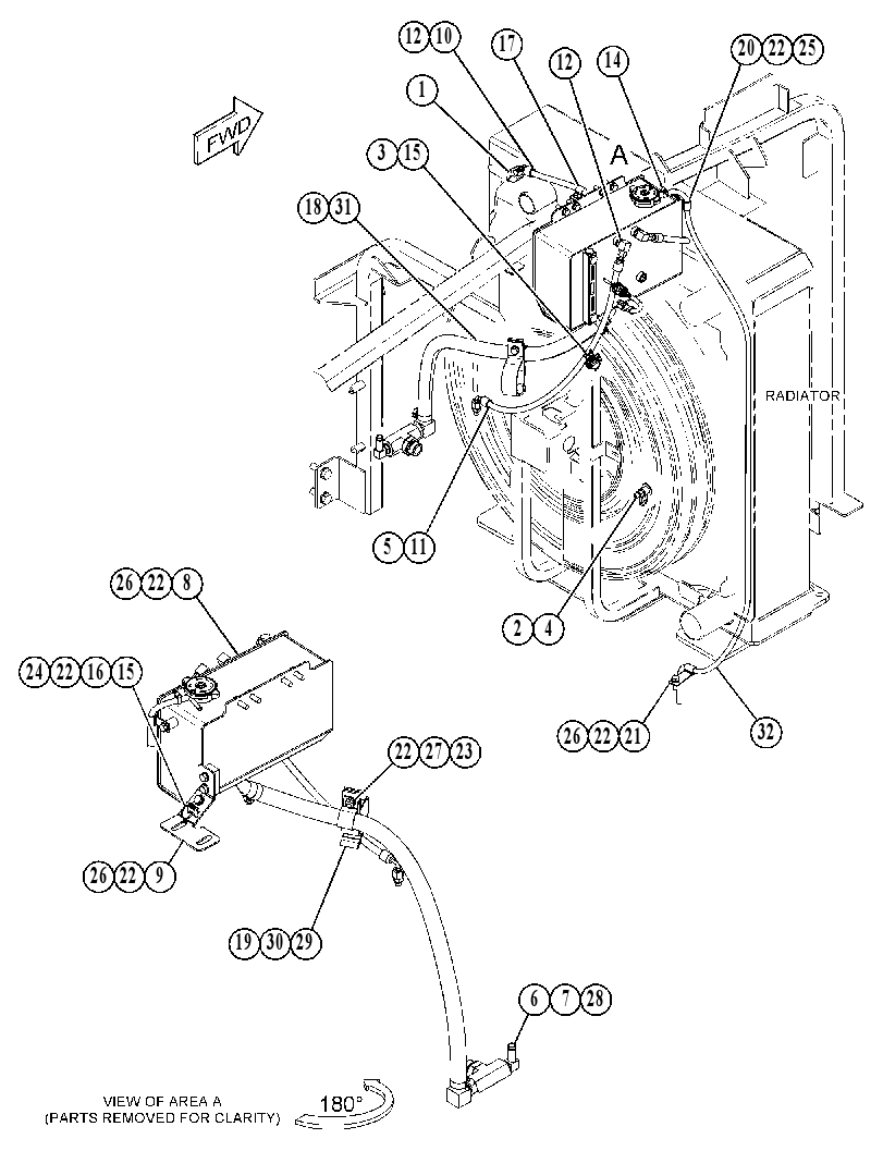 TANK & MTG GP-COOLANT 4513359 CAT