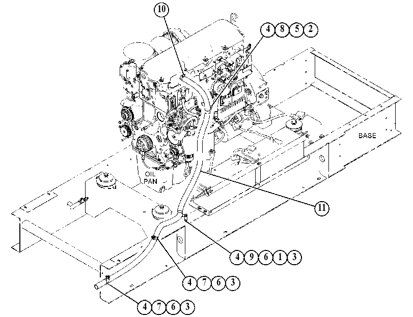 Система отвода газов 4633058 CAT