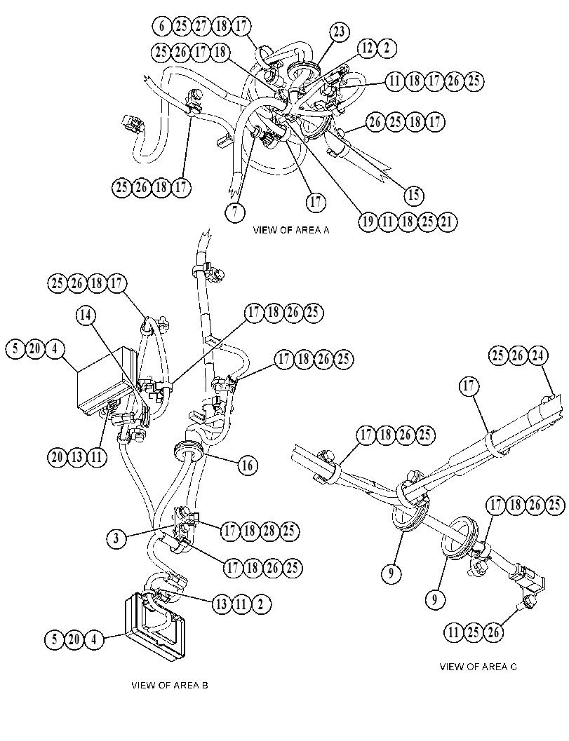 Проводка площадки 4627618 CAT