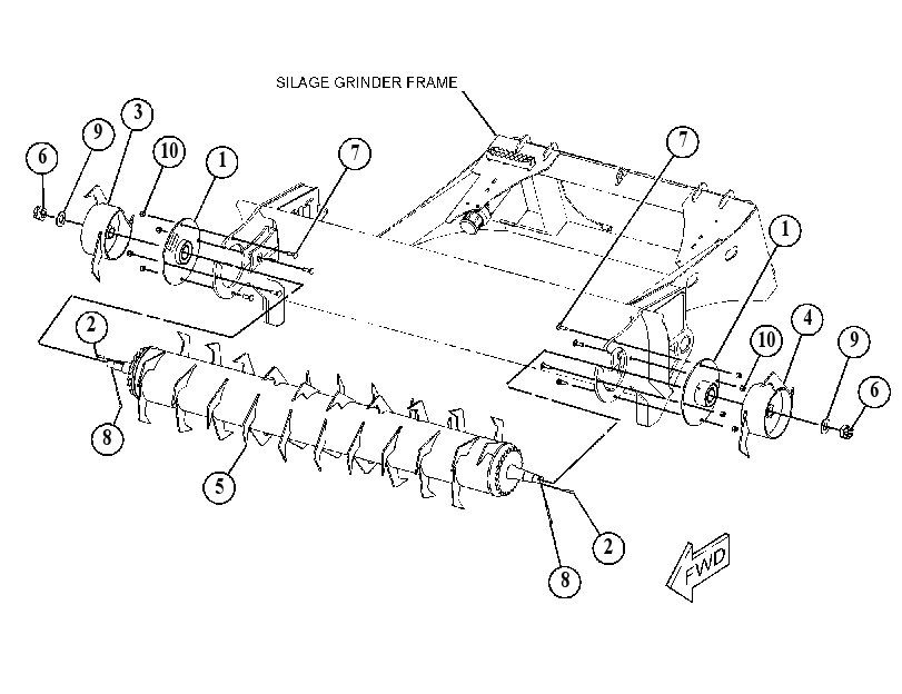 DRUM GP-ROTARY CUTTER 4890068 CAT