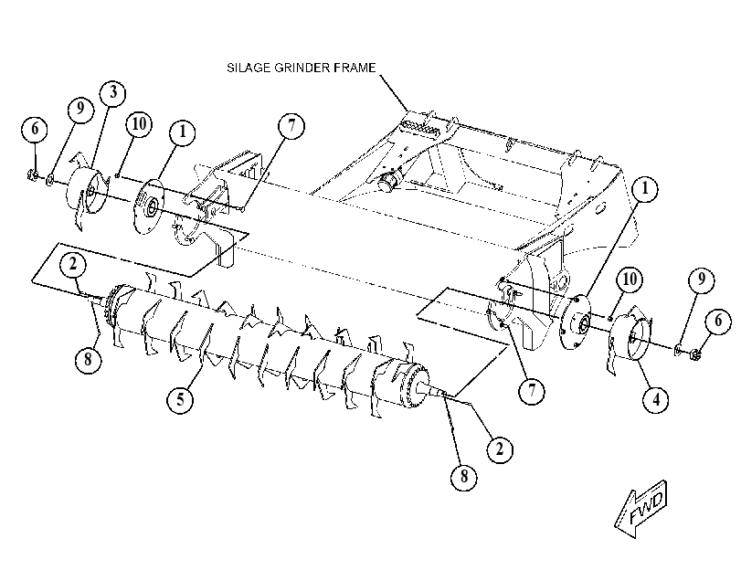 DRUM GP-ROTARY CUTTER 4890060 CAT