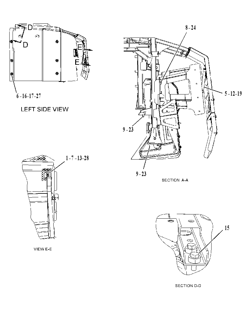 HOOD GP-FRONT 4261571 CAT