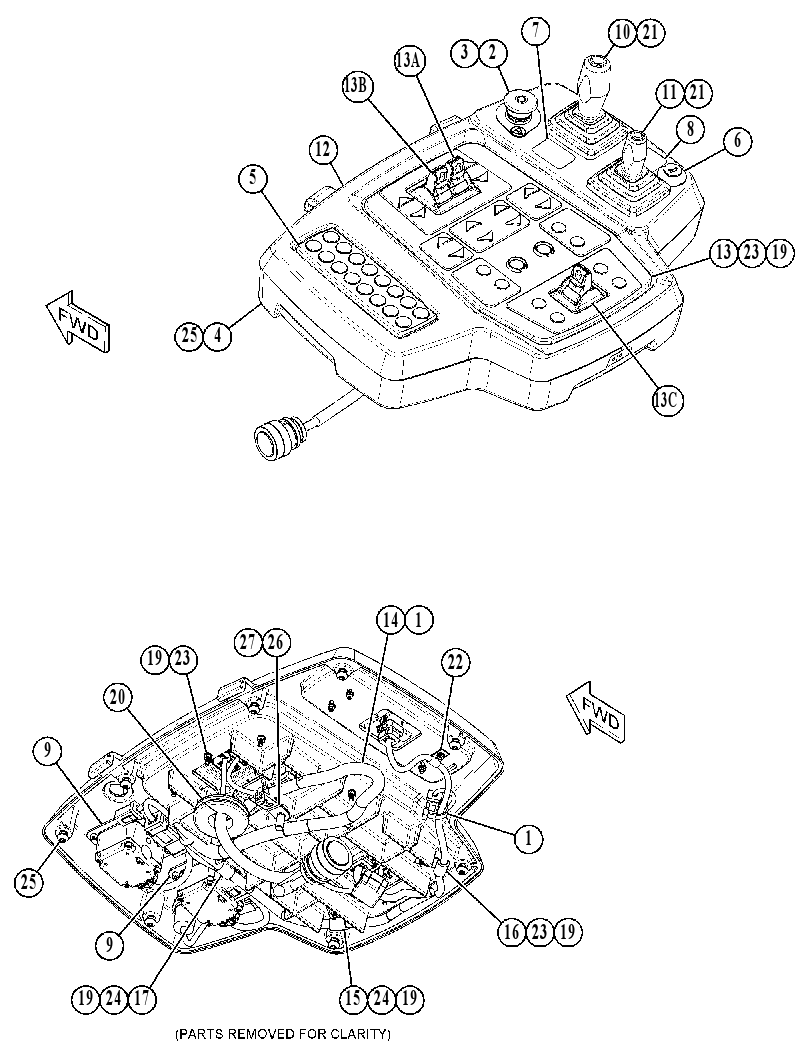 CONSOLE GP-INSTRUMENT 3747677 CAT
