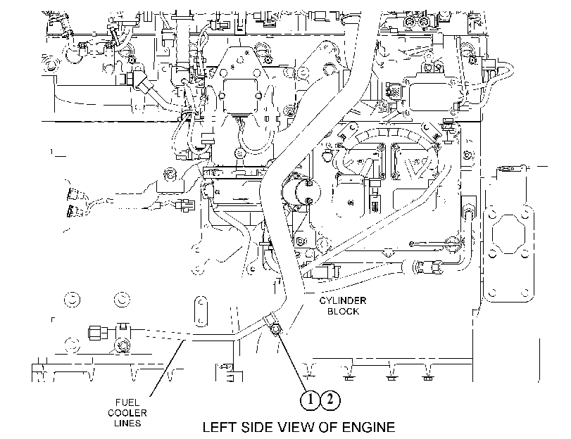 FASTENER GP-FUEL LINES 4916935 CAT