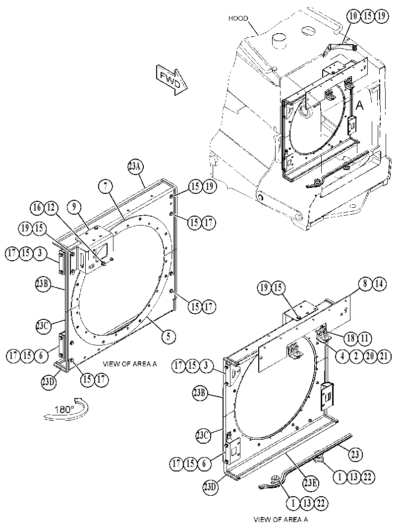 BAFFLE GP-RADIATOR 4227012 CAT