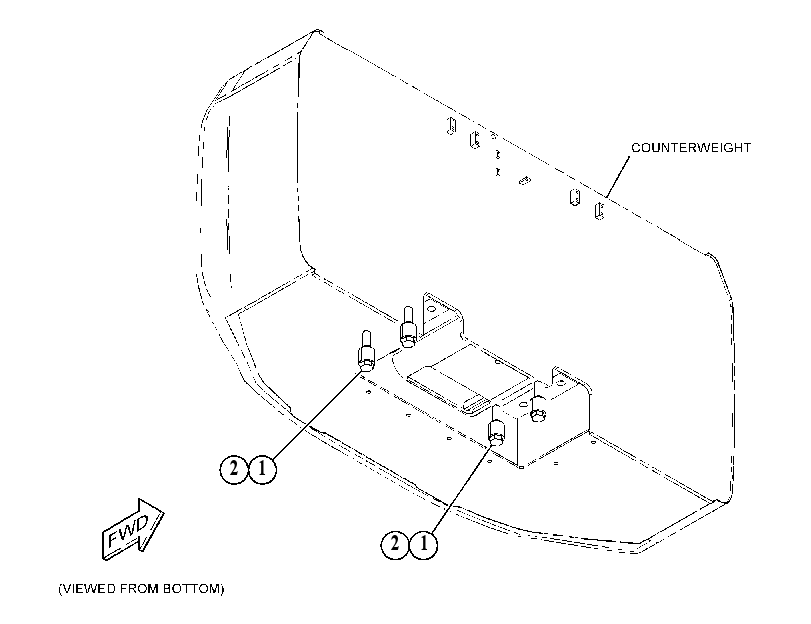 MOUNTING GP-COUNTERWEIGHT 4187935 CAT
