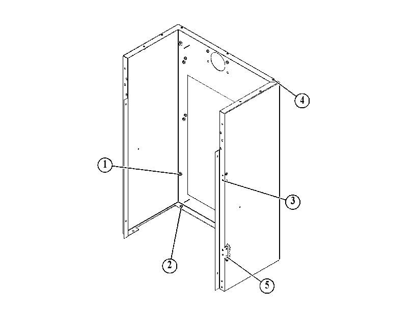 PANEL AS-ENCLOSURE 4869564 CAT