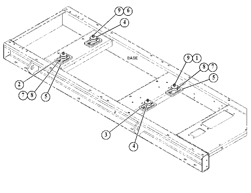 MOUNTING GP-GENERATOR BASE 5078261 CAT