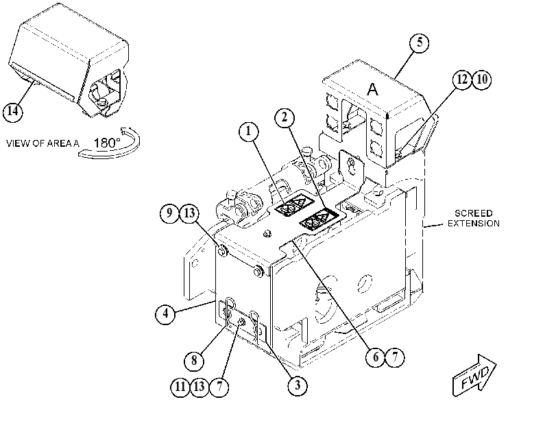 COVER GP-SCREED 4807234 CAT