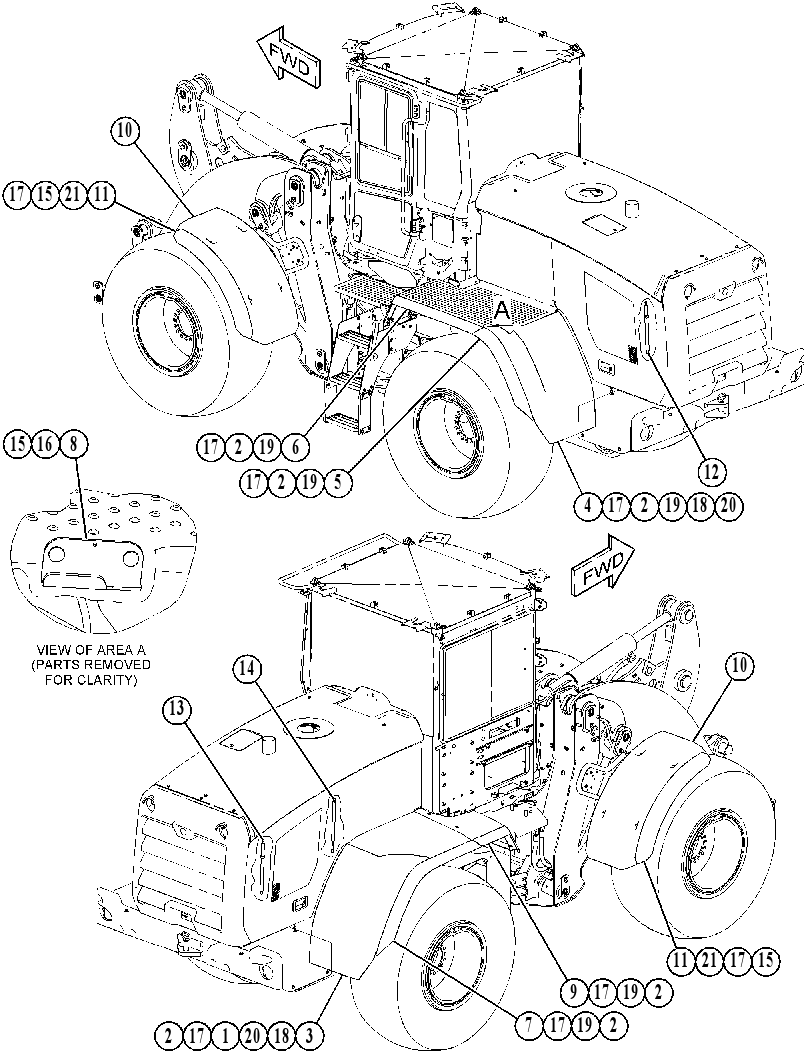 KIT-FENDER 4302921 CAT