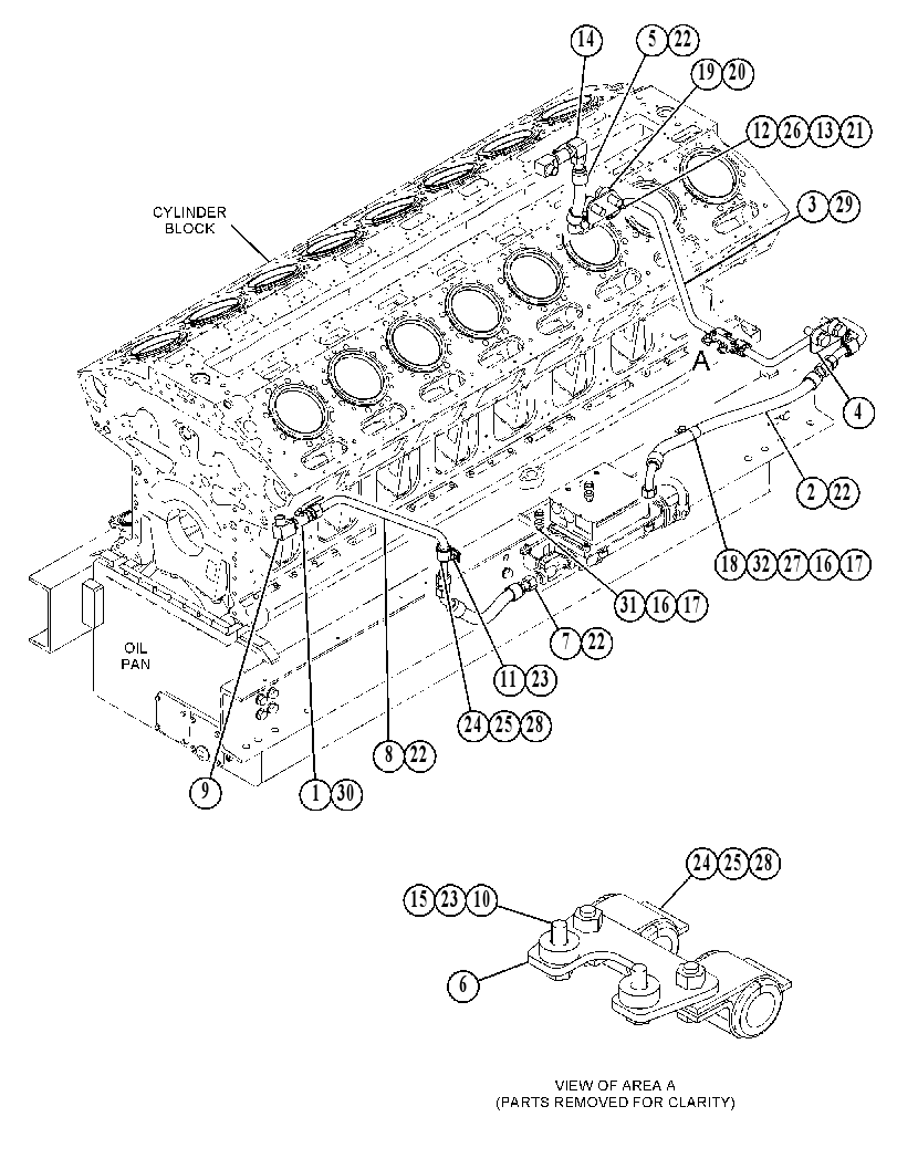 LINES GP-JACKET WATER HEATER 4497784 CAT
