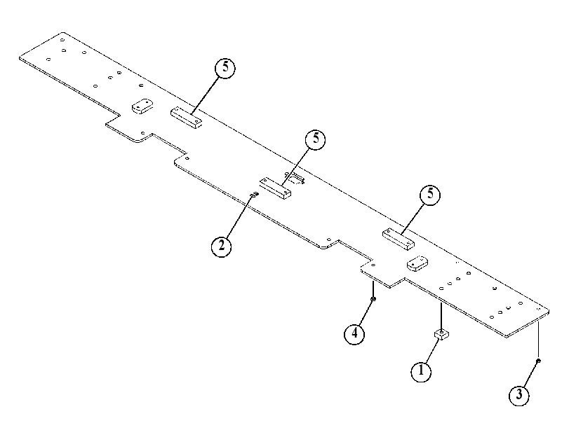 PLATE GP-BUMPER 4882848 CAT