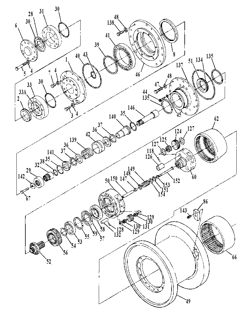 WINCH GP-BOOM 8P8548 CAT