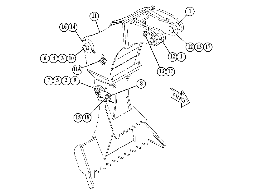 HEEL GP 4413504 CAT