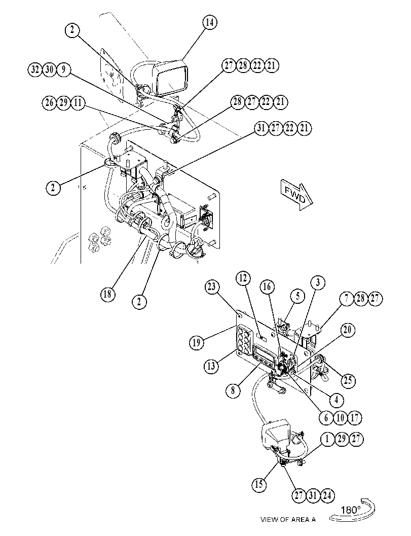 WIRING GP-SERVICE CENTER 4863649 CAT