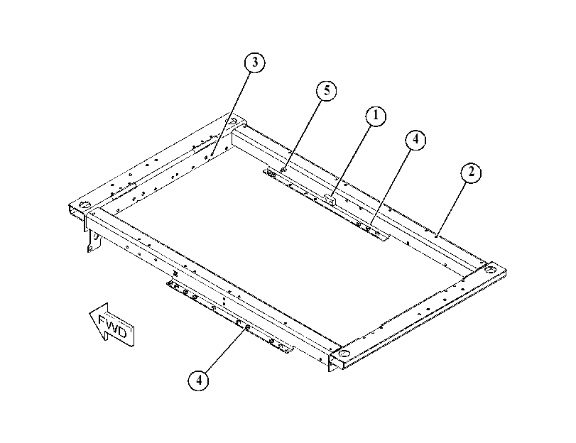 FRAME AS-DOOR 4876386 CAT