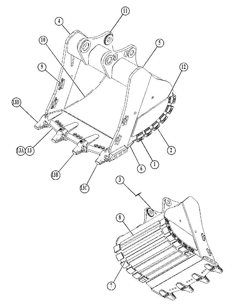 BUCKET AS-EXTREME SERVICE ROCK 4916804 CAT