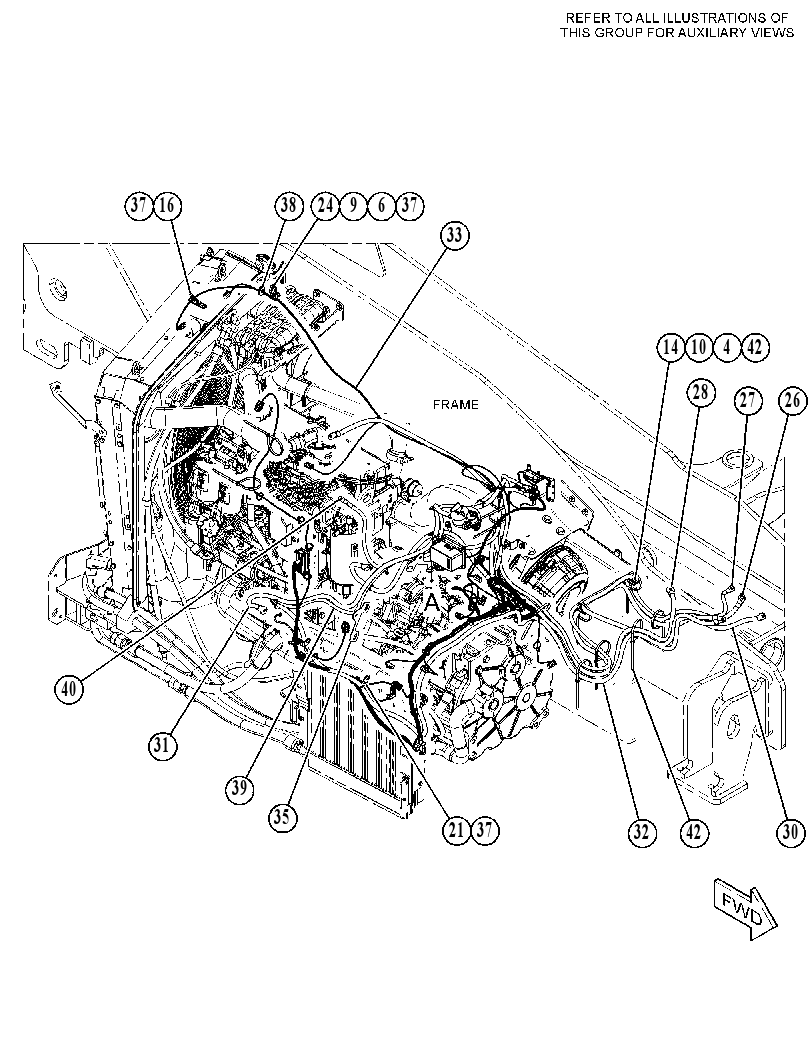 Проводка двигателя 5002291 CAT