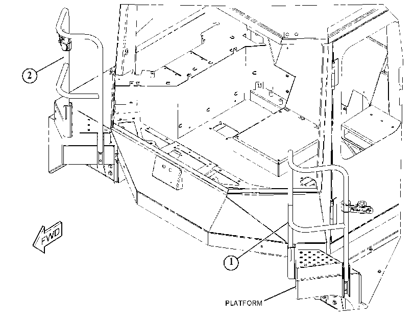 GUARDRAIL GP 4869111 CAT