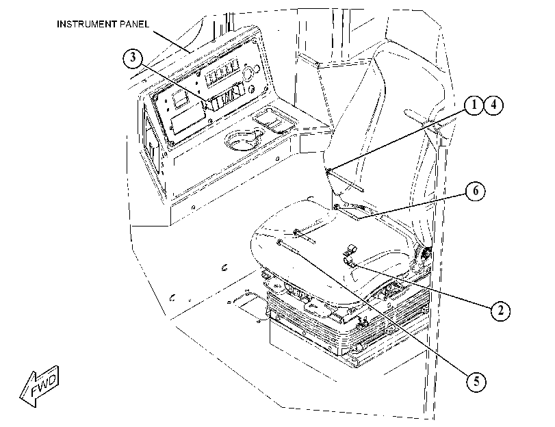 INSTALLATION GP-SEAT 5058971 CAT