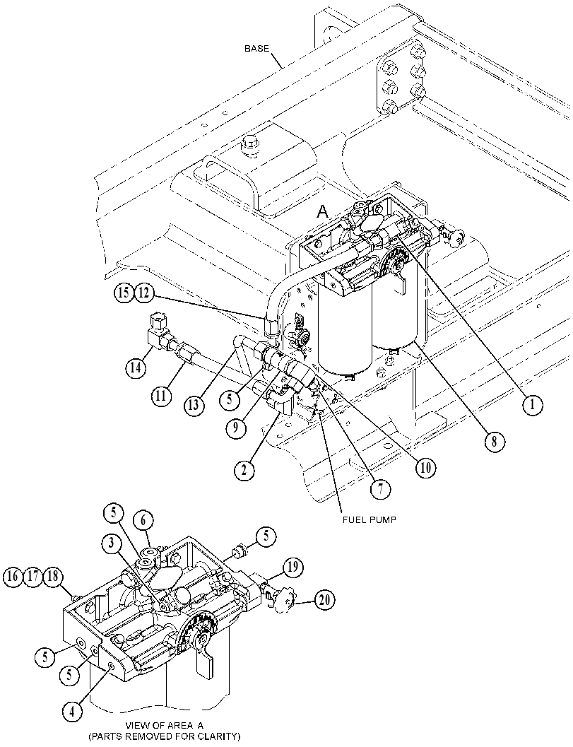 LINES GP-FUEL PRIMING 4643971 CAT