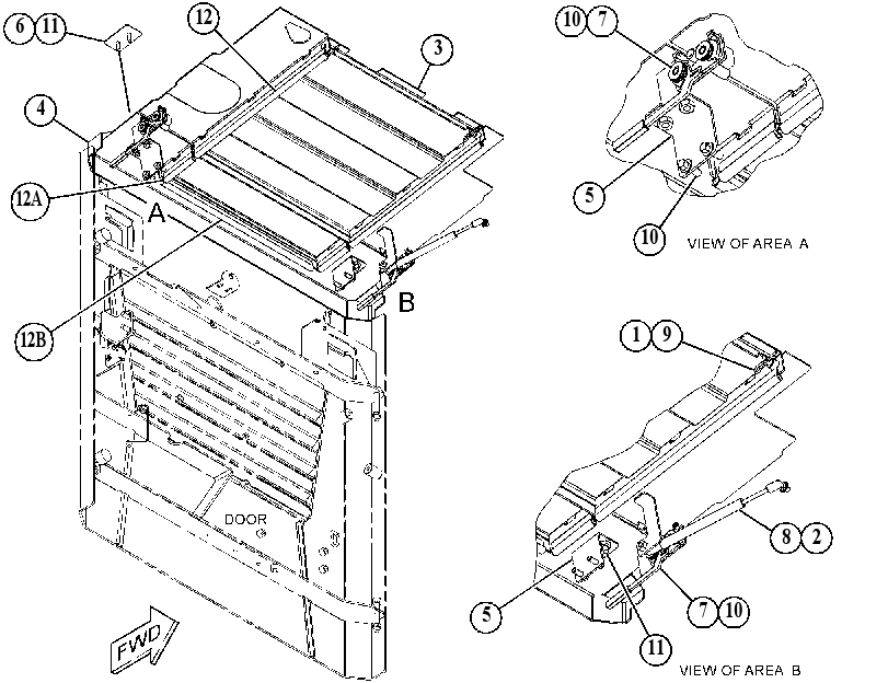 MOUNTING GP-RAD & OIL COOLER 4165811 CAT