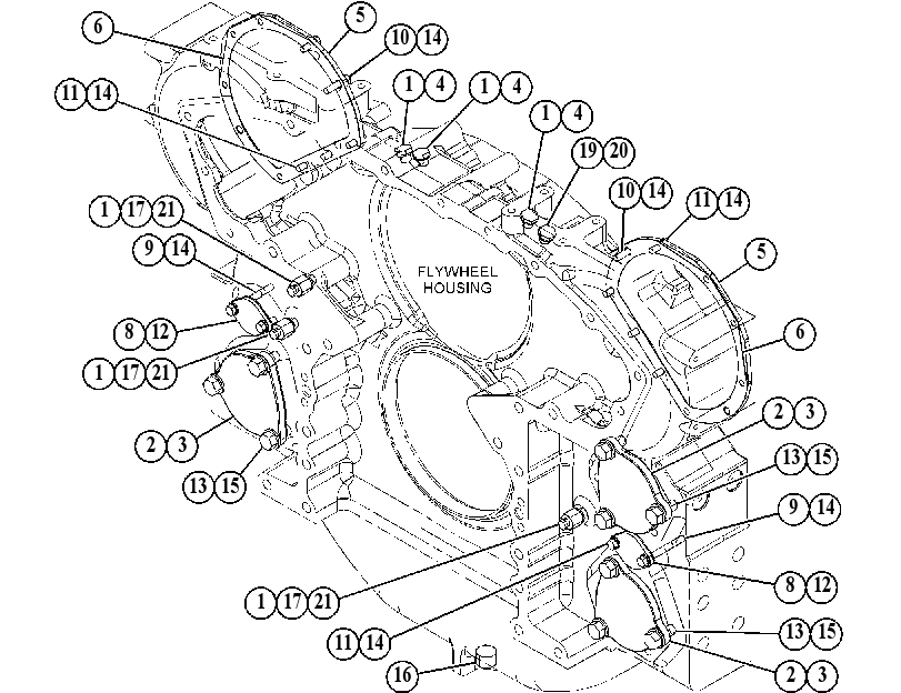 COVER GP-REAR HOUSING 2855929 CAT