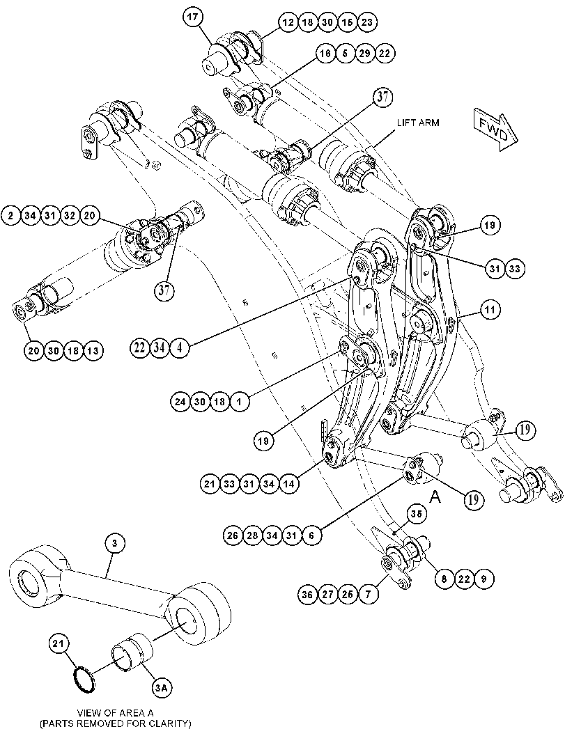 LEVER GP-TILT 3716358 CAT