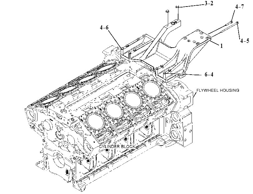 MOUNTING GP-TURBOCHARGER 3814694 CAT