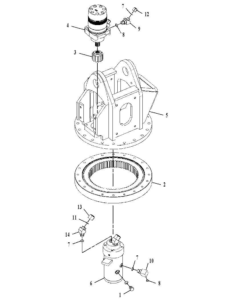 ROTATOR GP-HYDRAULIC 3040498 CAT