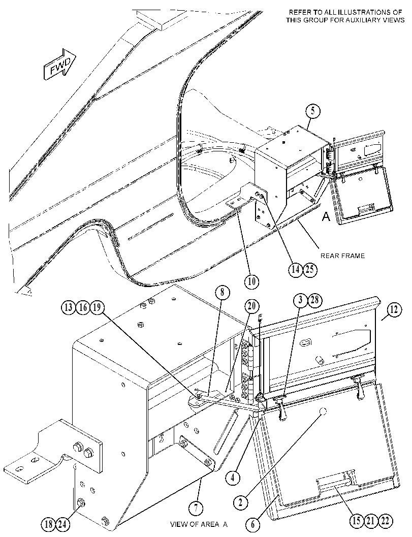 ENCLOSURE GP-SERVICE CENTER 5038376 CAT