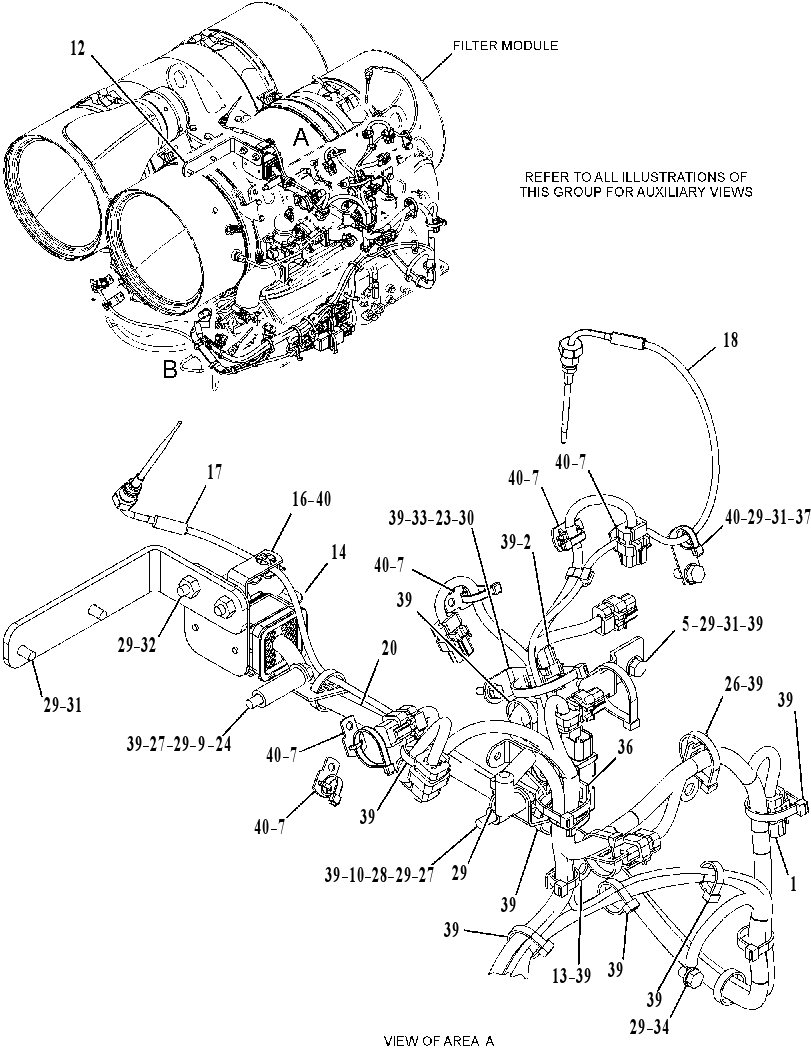 Проводка CEM 3805466 CAT