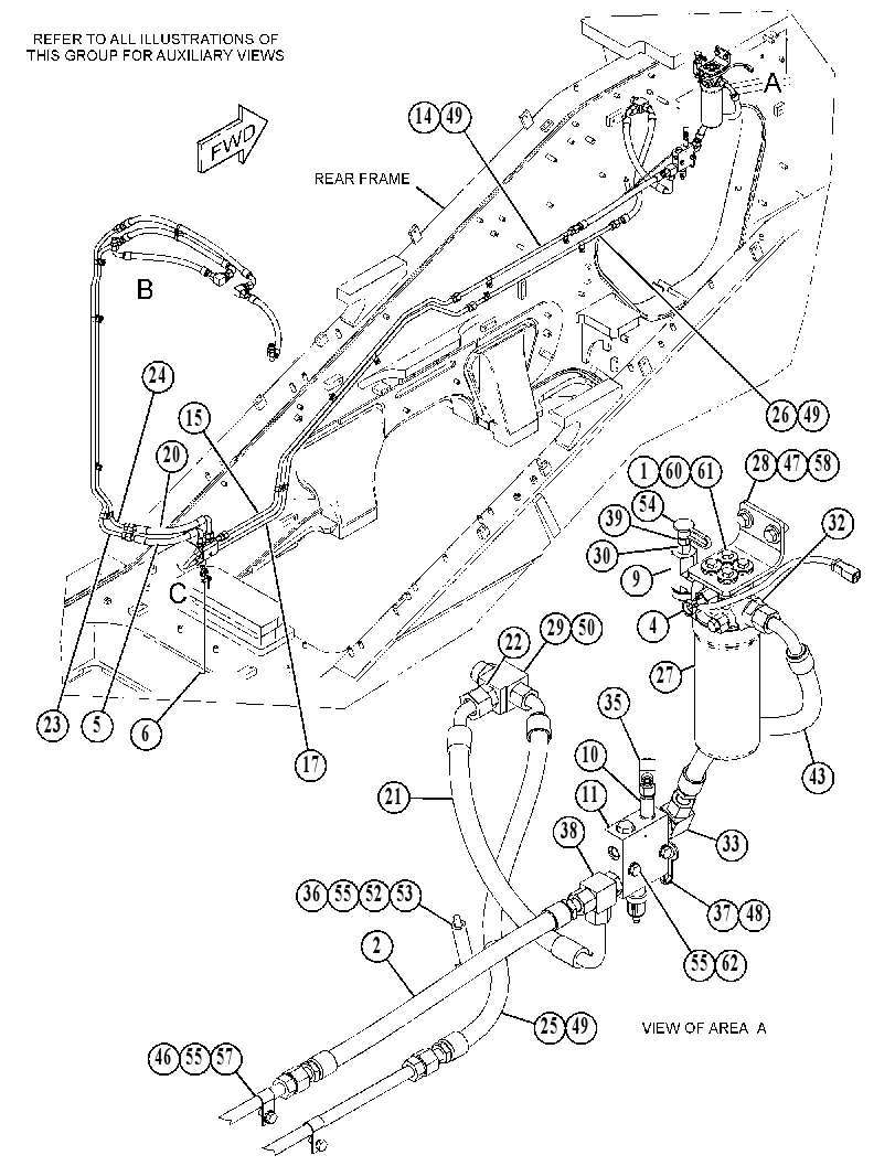 LINES GP-STEERING OIL COOLER 4839029 CAT