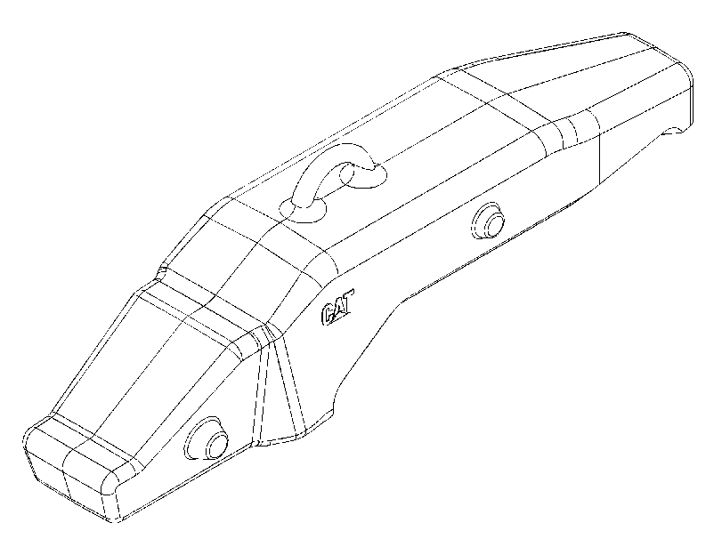 Адаптер коронки 3683828 CAT