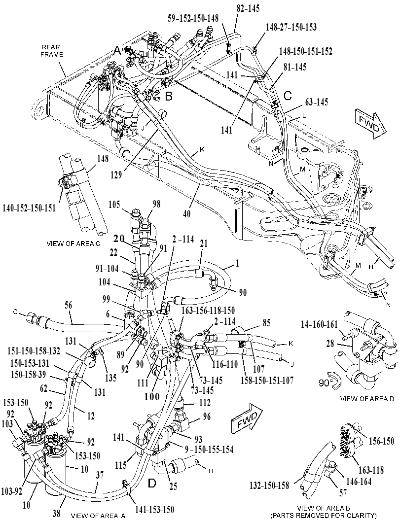 LINES GP-ALL WHEEL DRIVE 3438190 CAT